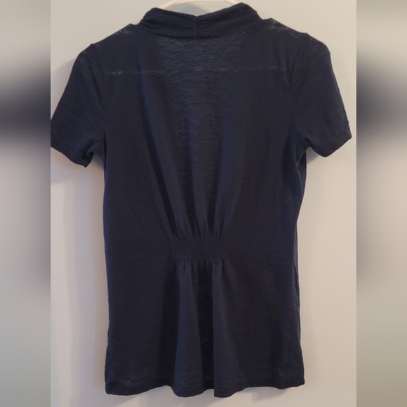 maurices | blue sheer cinched in the back.  Sweater - Picture 2 of 7